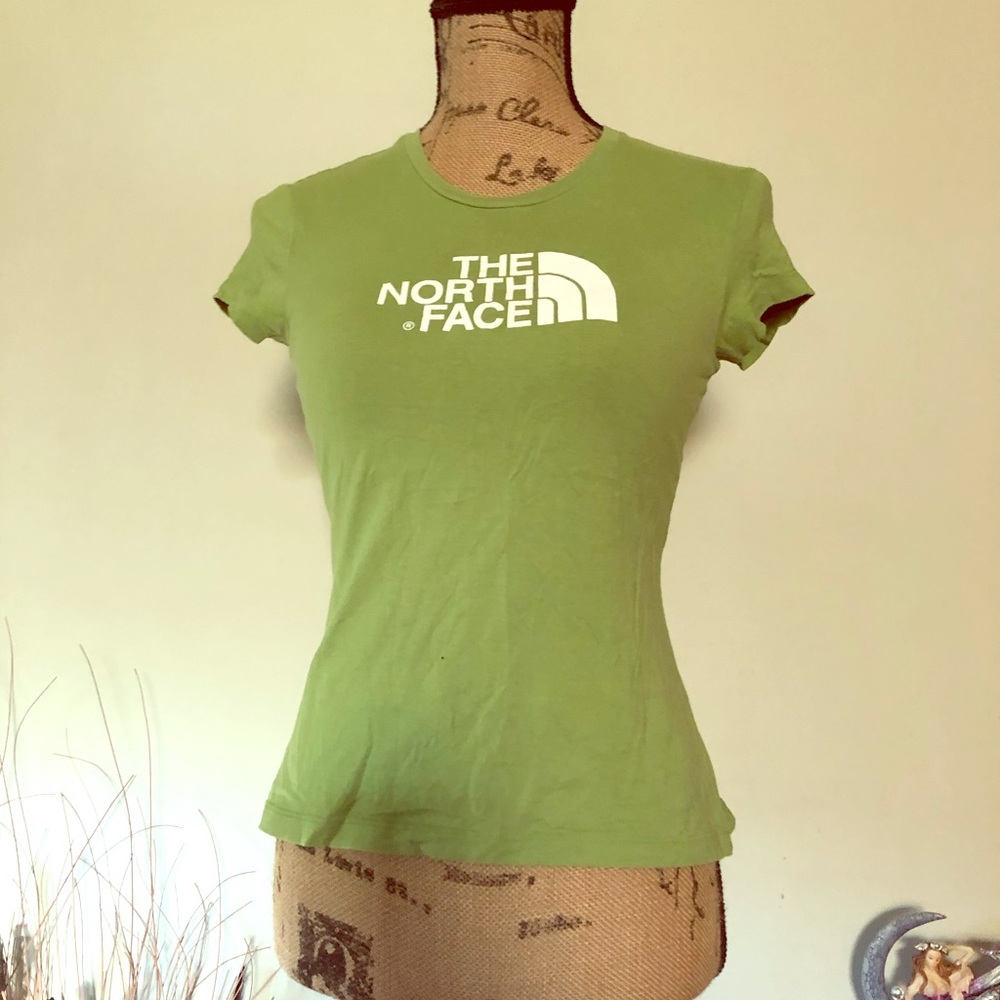 north face green t-shirt